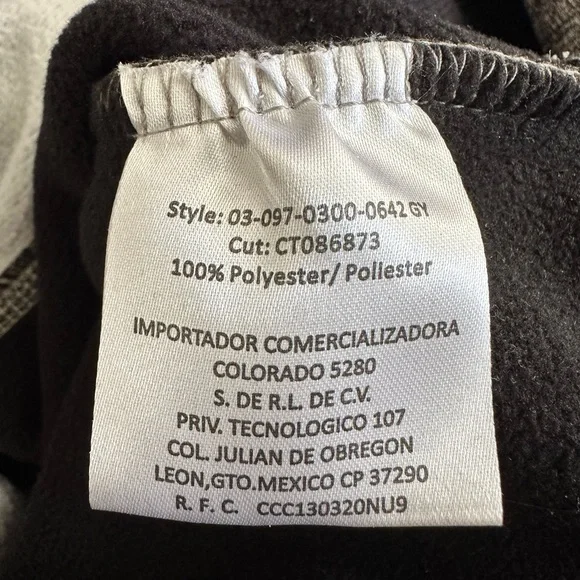 Roper RARE Heather Gray and Black Men's Hoodie Size M - Picture 7 of 7